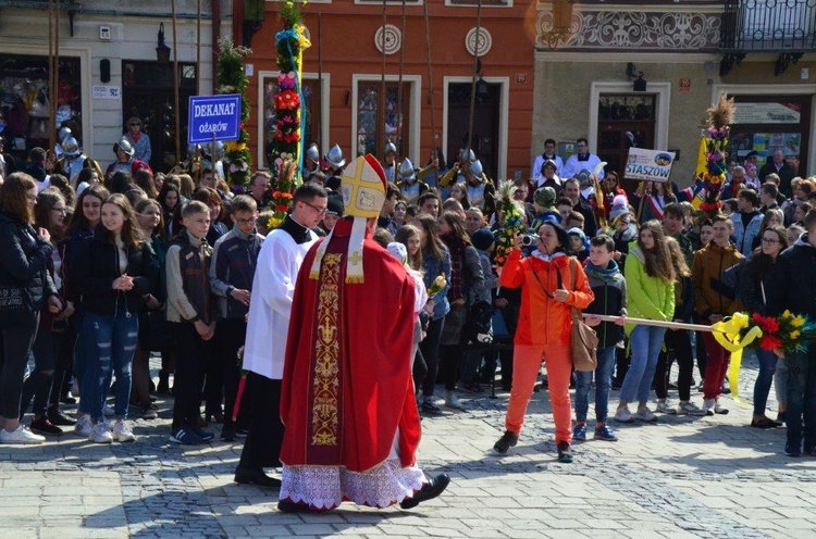 Niedziela Palmowa młodych w Sandomierzu 