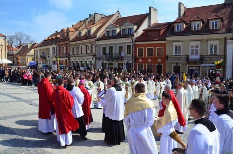 Niedziela Palmowa młodych w Sandomierzu 