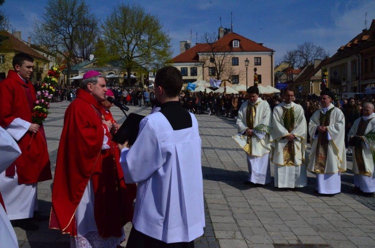 Niedziela Palmowa młodych w Sandomierzu 