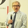 Prof. Adam A. Szafrański podczas wystąpienia.