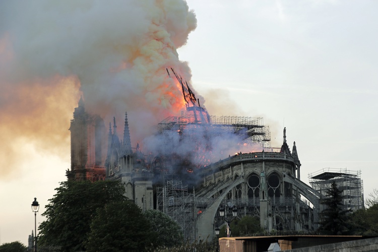 Notre Dame: Symbol francuskiego Kościoła w ogniu