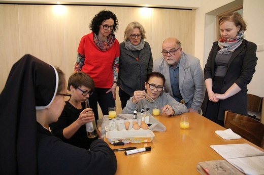Mandylion na kursie pisania ikon w Jawiszowicach
