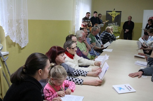 Krzyż Nadziei w schronisku dla bezdomnych w Bielsku-Białej