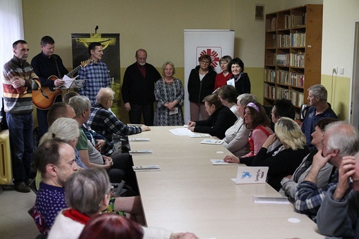 Krzyż Nadziei w schronisku dla bezdomnych w Bielsku-Białej