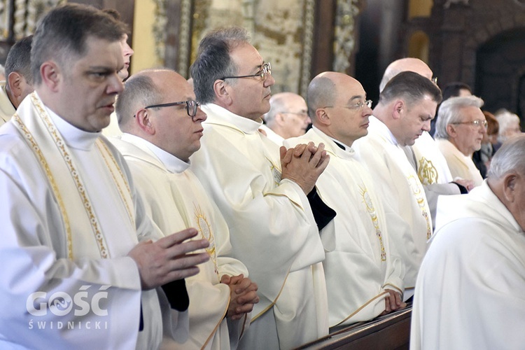 Msza Krzyżma Świętego w świdnickiej katedrze