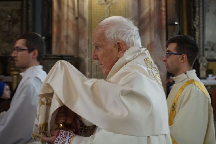 Wielki Czwartek. Msza Wieczerzy Pańskiej w świdnickiej katedrze