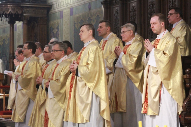 Msza Wieczerzy Pańskiej w katedrze płockiej