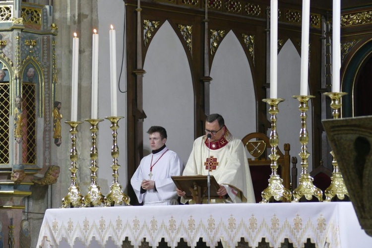 Wielki Czwartek. Liturgia Wieczerzy Pańskiej w Strzegomiu