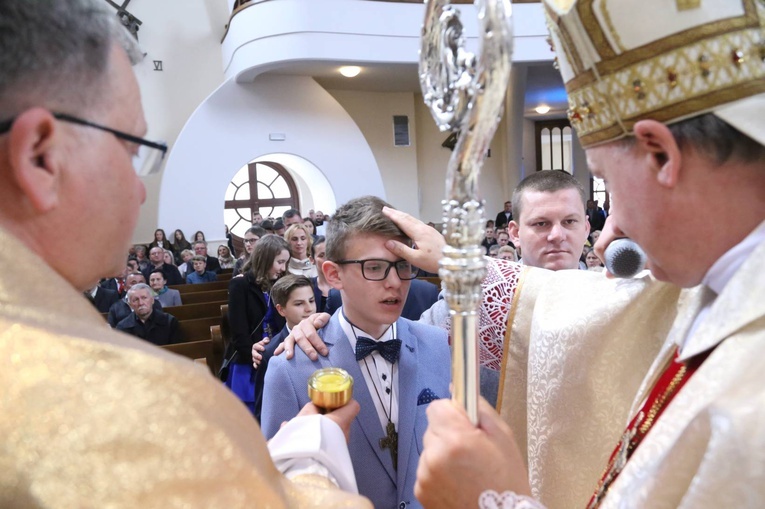 Bierzmowanie w Słopnicach Dolnych