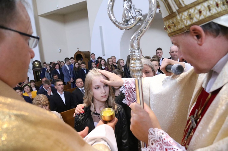 Bierzmowanie w Słopnicach Dolnych