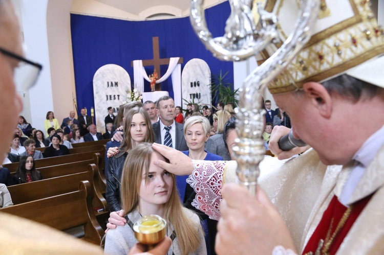 Bierzmowanie w Słopnicach Dolnych