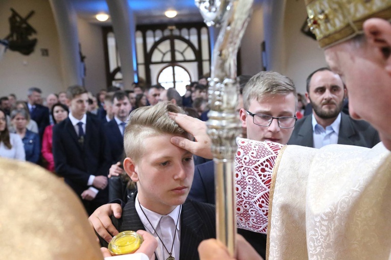 Bierzmowanie w Słopnicach Dolnych