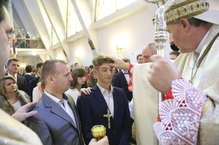 Bierzmowanie w Limanowej Sowlinach