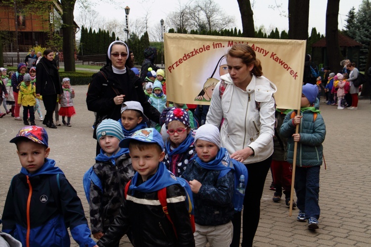 Pielgrzymka przedszkolaków do Łagiewnik 2019