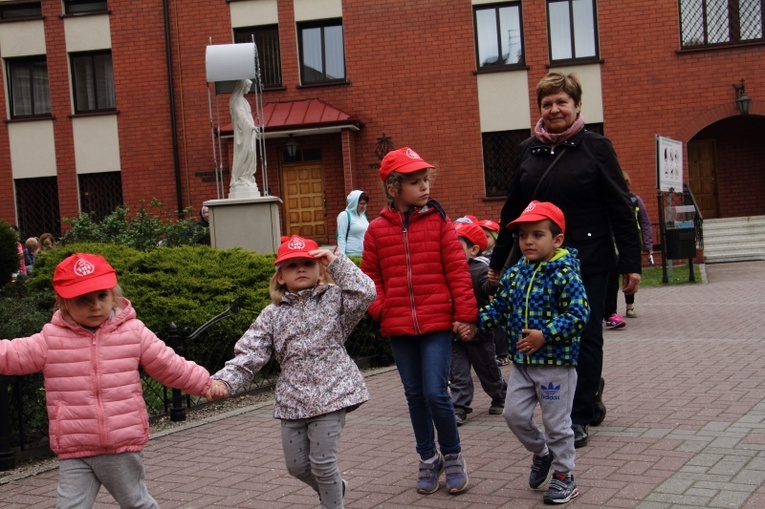 Pielgrzymka przedszkolaków do Łagiewnik 2019