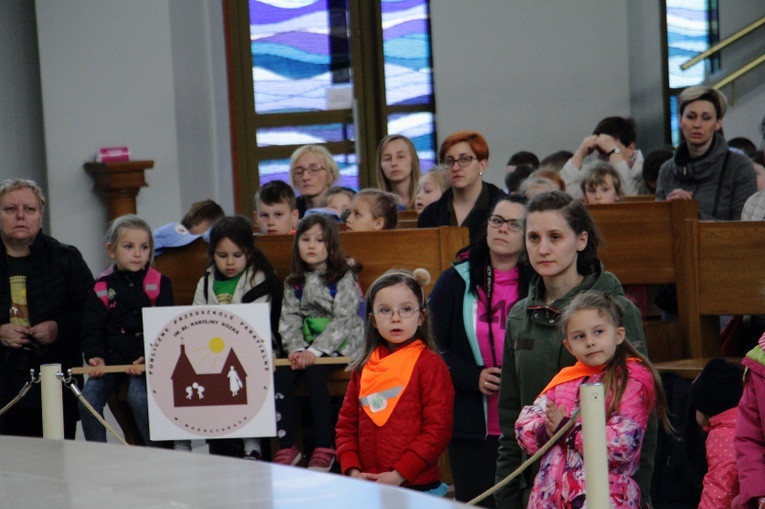 Pielgrzymka przedszkolaków do Łagiewnik 2019
