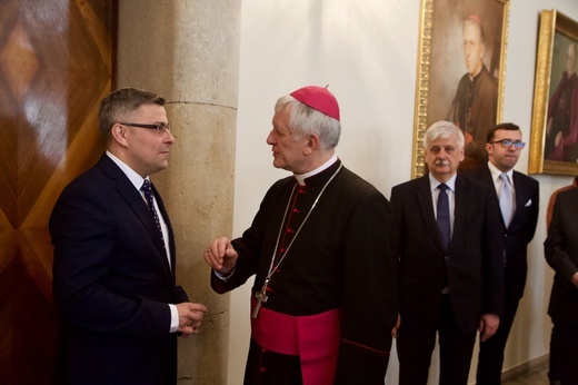 Życzenia wielkanocne w katowickiej kurii