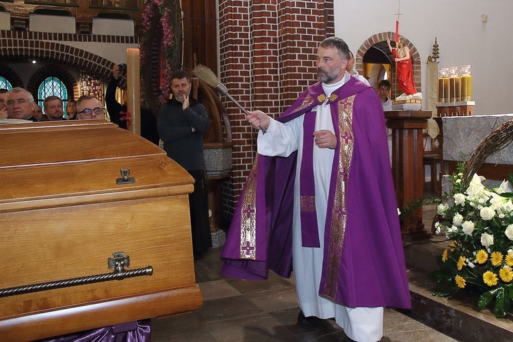 Ostatnie pożegnanie br. Piotra Nowaka, kapucyna z Wałcza