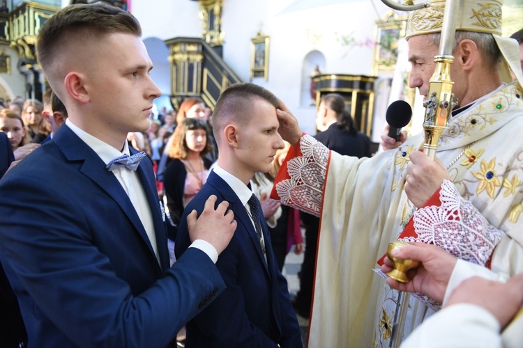 Bierzmowanie w Nowym Wiśniczu