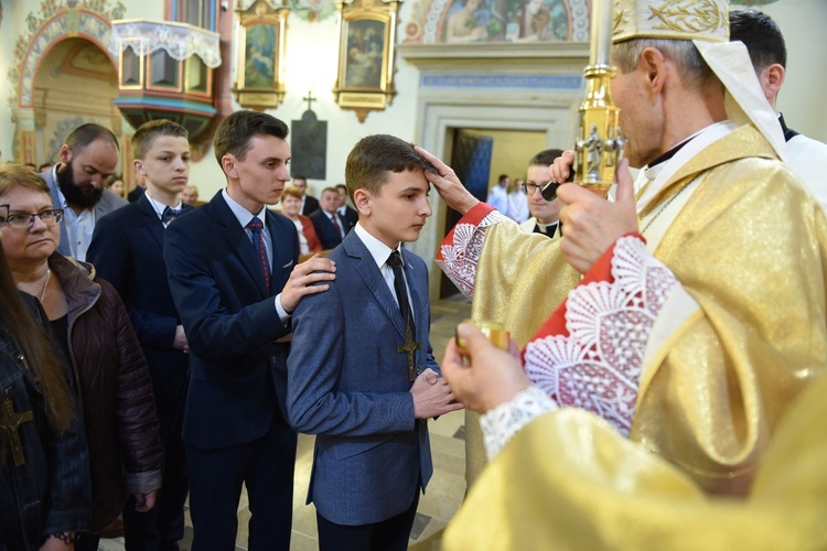 Bierzmowanie w Starym Wiśniczu