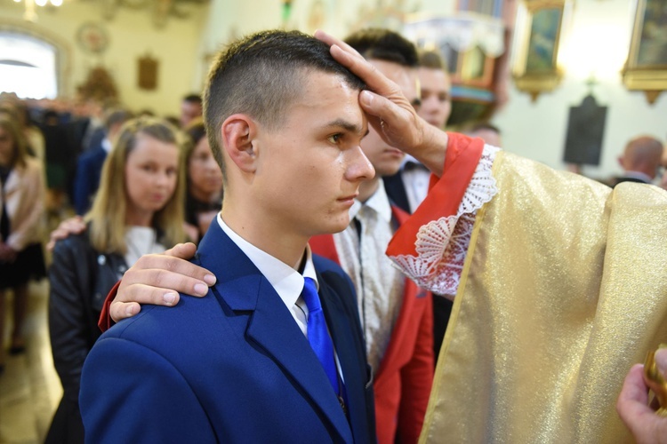 Bierzmowanie w Starym Wiśniczu