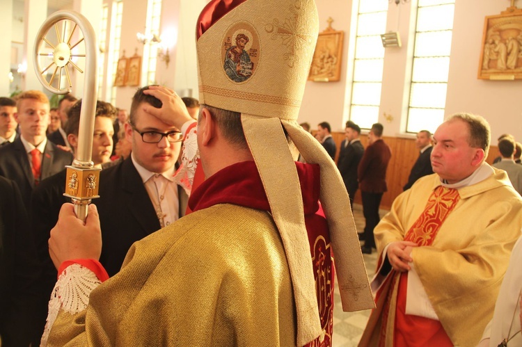 Bierzmowanie w Biskupicach Radłowskich