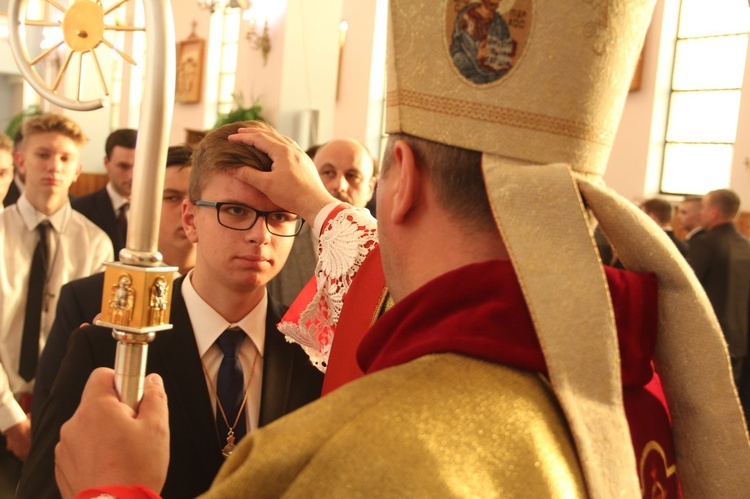 Bierzmowanie w Biskupicach Radłowskich