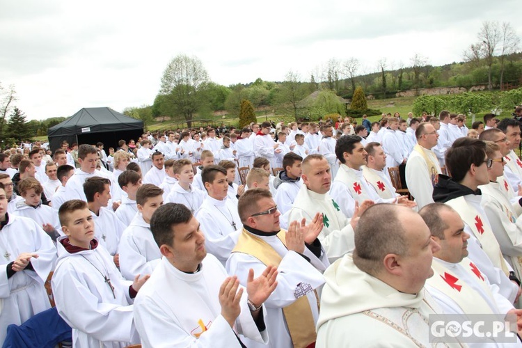 Pielgrzymka Ministrantów i Lektorów do Paradyża