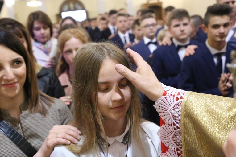 Bierzmowanie w Trzcianie