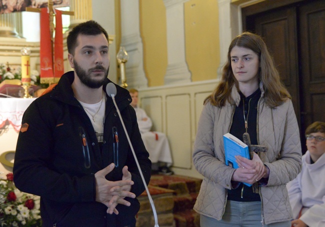 O sytuacji chrześcijan w Syrii opowiadali Farad Aboujrab i Sylwia Hazboun.