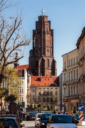 Obecny widok  na świątynię z ulicy Jana Siemińskiego.