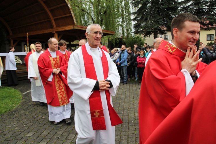 Msza św. pielgrzymów łagiewnickich w Hałcnowie - 2019