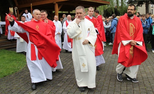 Msza św. pielgrzymów łagiewnickich w Hałcnowie - 2019