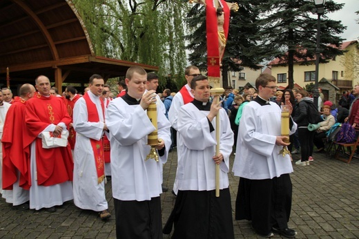 Msza św. pielgrzymów łagiewnickich w Hałcnowie - 2019