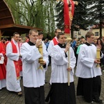 Msza św. pielgrzymów łagiewnickich w Hałcnowie - 2019