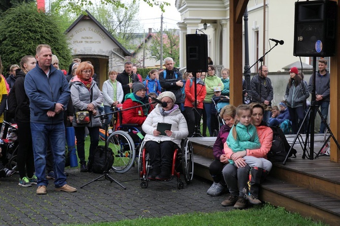 Msza św. pielgrzymów łagiewnickich w Hałcnowie - 2019