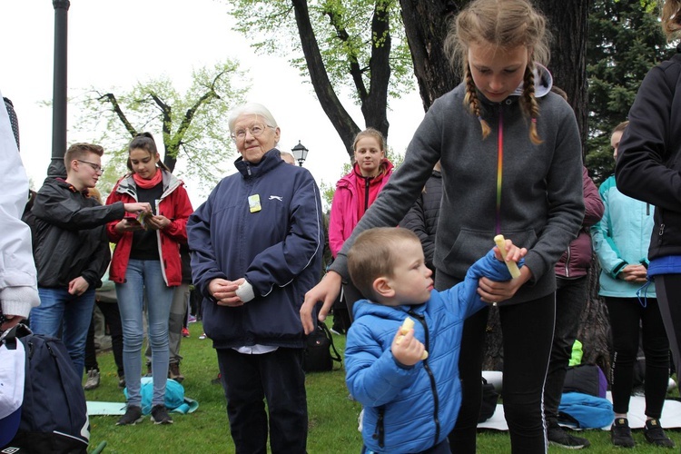 Msza św. pielgrzymów łagiewnickich w Hałcnowie - 2019