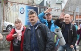 Pierwszy postój pielgrzymów u św. Jana Kantego w Kętach - 2019