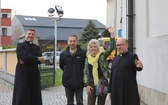 Pierwszy postój pielgrzymów u św. Jana Kantego w Kętach - 2019