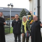 Pierwszy postój pielgrzymów u św. Jana Kantego w Kętach - 2019