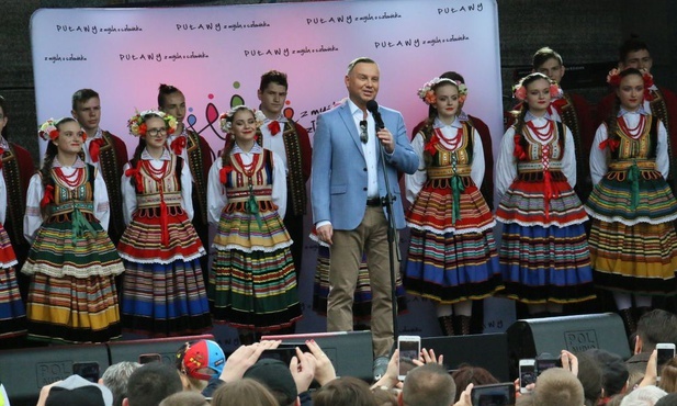 Wystąpienie Andrzeja Dudy w Puławach.