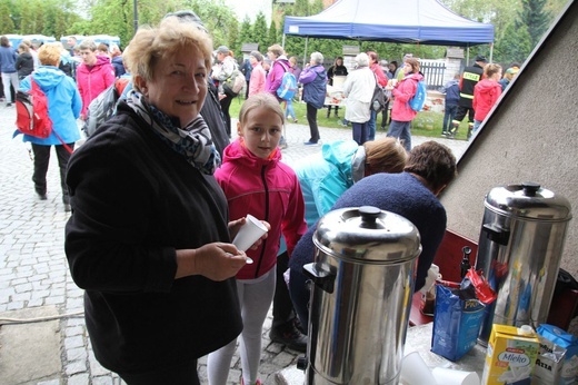 Postój pielgrzymów w Kętach-Podlesiu - 2019