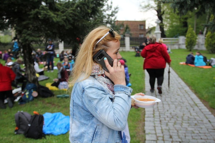 Postój pielgrzymów w Kętach-Podlesiu - 2019