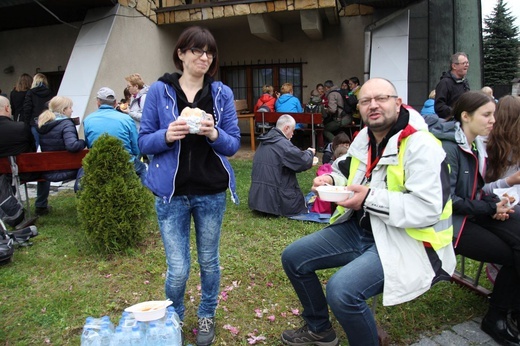 Postój pielgrzymów w Kętach-Podlesiu - 2019