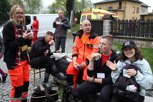 Postój pielgrzymów w Kętach-Podlesiu - 2019