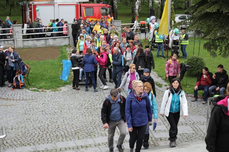 Postój pielgrzymów w Kętach-Podlesiu - 2019