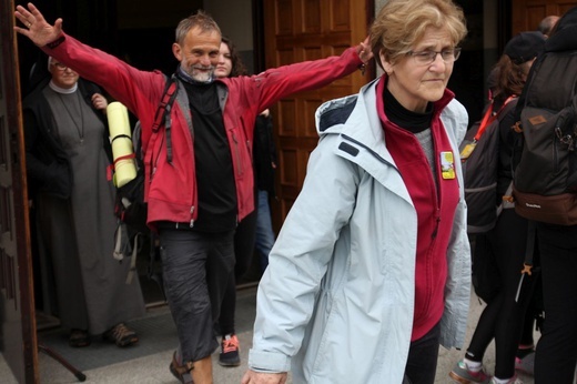 Postój pielgrzymów w Kętach-Podlesiu - 2019