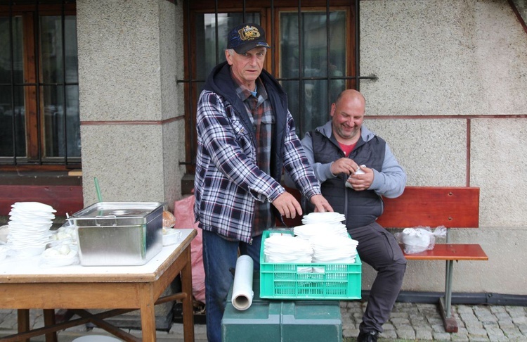 Postój pielgrzymów w Kętach-Podlesiu - 2019