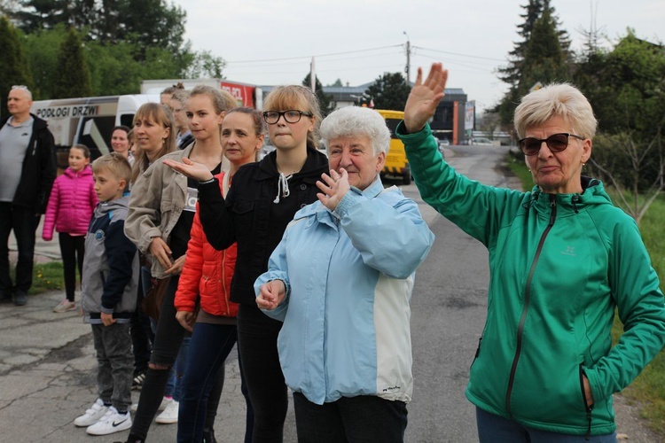 Przyjęcie pielgrzymów w Nowej Wsi - 2019