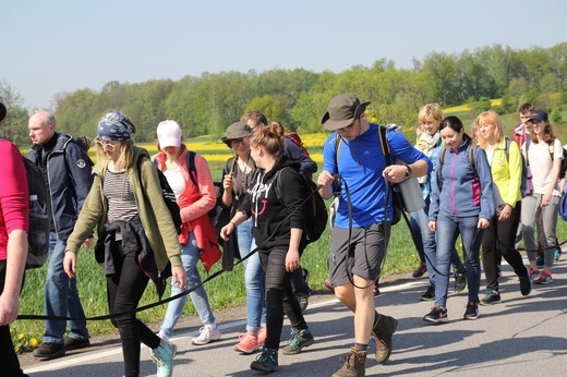 Z Witkowic do Wieprza - 2. dzień drogi do Łagiewnik - 2019